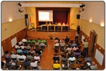 Udeleženci v dvorani Kulturnega doma v Šentjurju