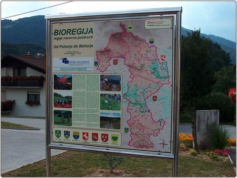 Skupna stran table s podatki o območju Bioregije